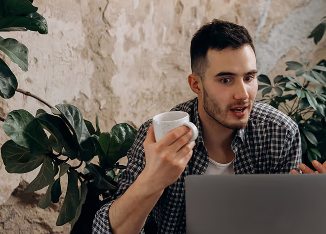 QR menu on smartphone